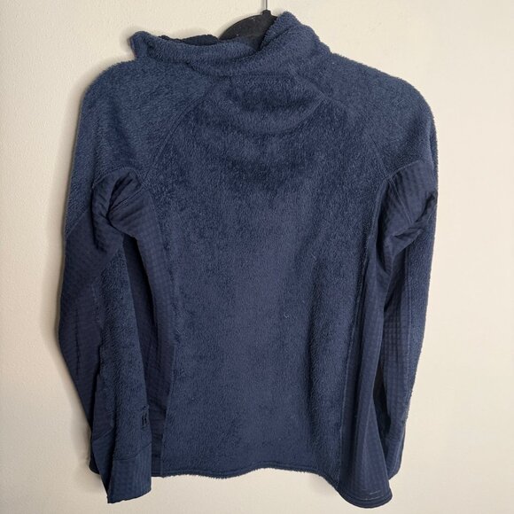 Patagonia Men's XS Blue Orange Vintage Reclaimed Fleece Zip Up Jacket Wool Cozy - Picture 3 of 4